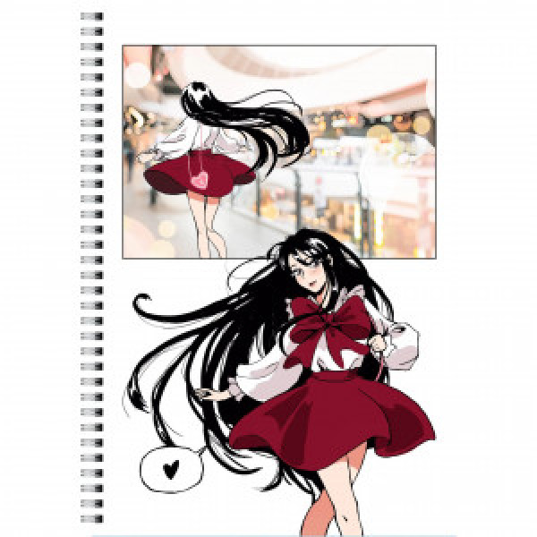 Caiet conspecte A4 80f Аниме ТС4805304 patr. spirala