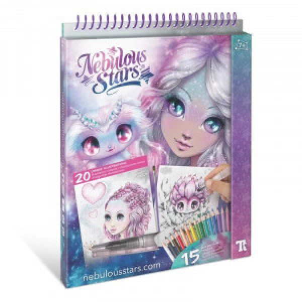 Carnet 11133 Nebulous Stars Watercoloring Book Set