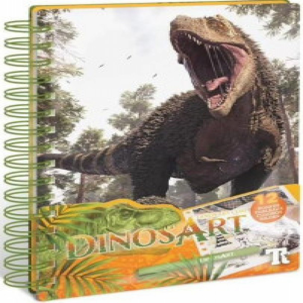 Carnet 15203 DinosArt Small Creative Book - Foil Art (8buc)