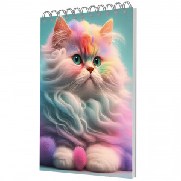 Carnet A6 60 foi Сахарный кот  БСК660353 spirala patr