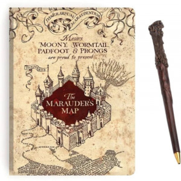 Carnet Pyramid SR74636 Harry Potter Premium Notebook and Wand Pen