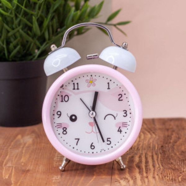 Ceas desteptator Funny cat, pink