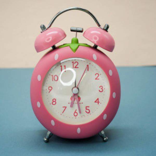 Ceas desteptator Strawberry, pink
