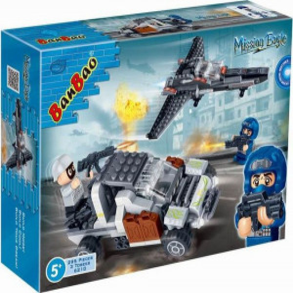 Constructor Автомобиль+самолет, 295 деталей  Banbao 