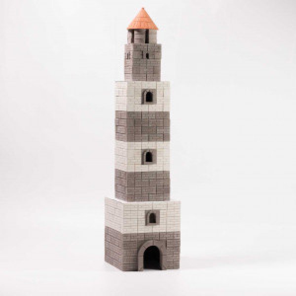 Constructor Turn Patrat de tip lego din gips