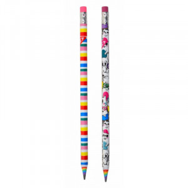 Creion simplu  HB YES “Happy colours''_280550 (24)