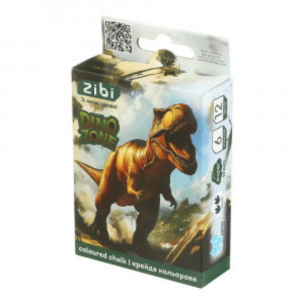 Creta color - 6 Colors, Rectangular, 12Pcs, 10X10X80Mm, In Colored Carton With Hang Hole ZB.6706-99