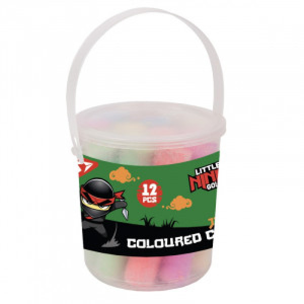 Creta colorata (caldarusa) Yes Ninja 12pcs JUMBO 400509