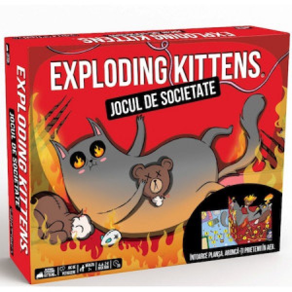 Jocul de societate Exploding Kittens EKIBG01RO