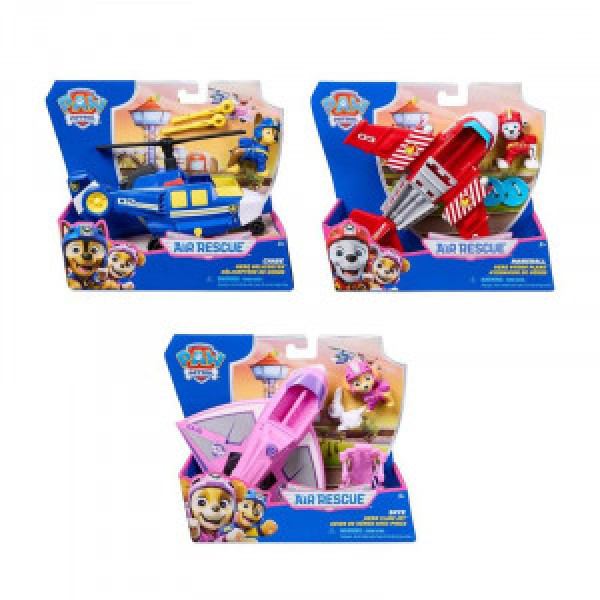 Figurina cu vehicul Patrula Aeriana Paw Patrol as. 6071229