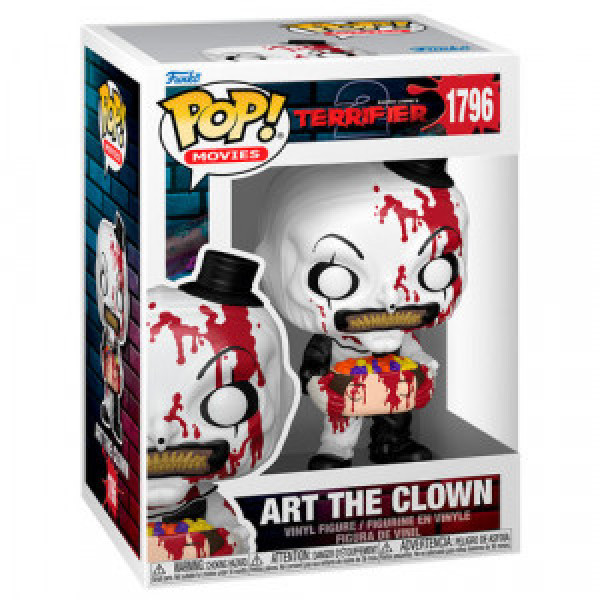Figurina FUNKO POP! Terrifier - Art the Clown with Candy Filled Head 86537F