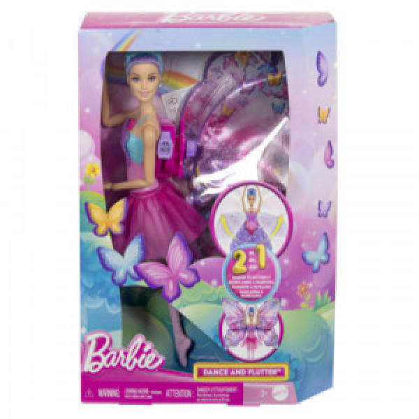 HXJ10 Papusa barbie Dreamtopia Dansatoare si Zburatoare Fluture
