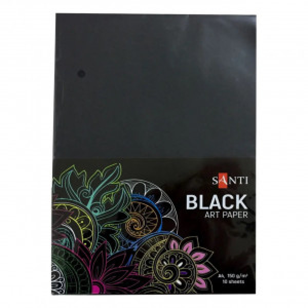 Hirtie neagra p u desen 10 foi A4 Santi 741151 (1)