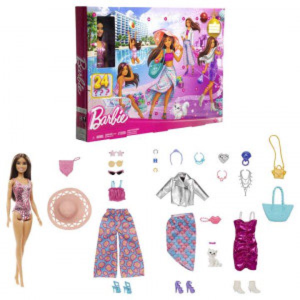 HKB09 Calendarul Advent Barbie 24 surprize