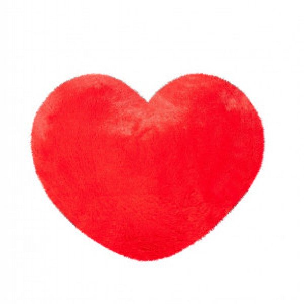 Inima rosu h=35cm Art.935