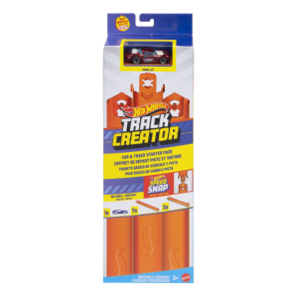 JDW43 Set de piste Hot Wheels Track Creator cu masinuta.