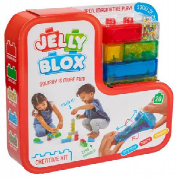 Jelly Blox - Set creativ de joaca, 20 piese 931692 Jelly Blox - Creative Kit