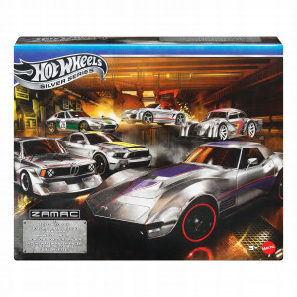 JLB26 Set 6x Hot Wheels Silver Series 2025 Zamac 1:64