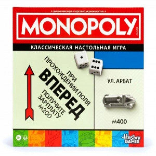 Joc de societate Monopoly HAS MON Classic Refresh RUS G0009RUS