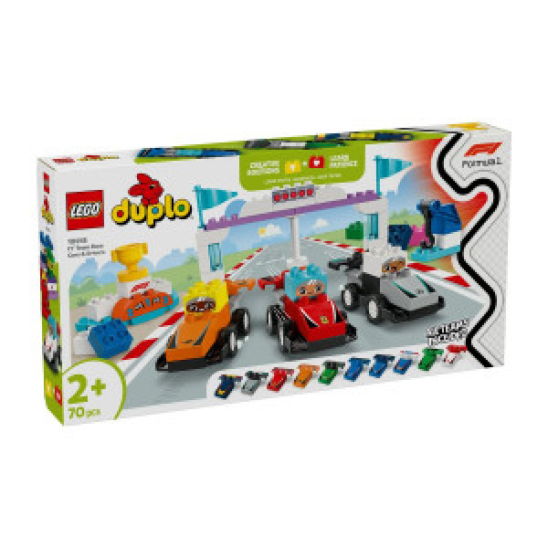 Lego 10445 DUPLO Town F1 Team Race Cars &amp; Drivers