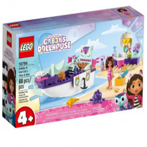 Lego 10786 GABBY &amp; MERCAT'S SHIP &amp; SPA GABBY’S DOLLHOUSE