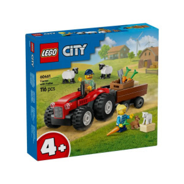 Lego 60461 RED FARM TRACTOR WITH TRAILER &amp; SHEEP