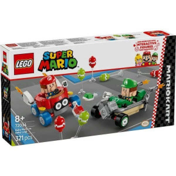 Lego 72034 MARIO KART™ – BABY MARIO VS. BABY LUIGI