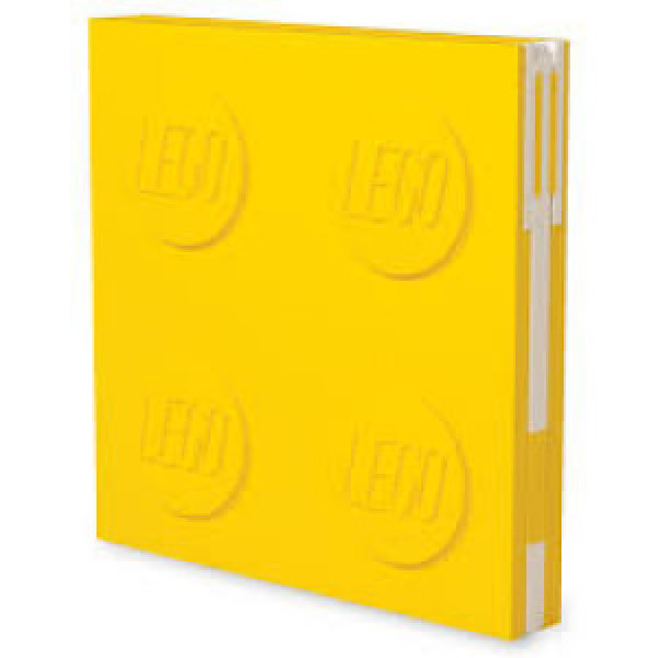 LEGO® Locking Notebook cu Pix Gel Yellow - in Box 53565IQ