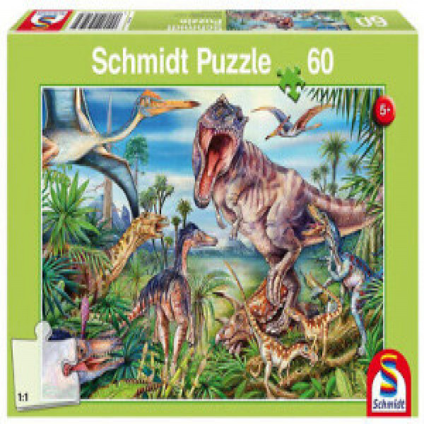 LIN1932 - Puzzle 60, AMONGST THE DINOSAURS