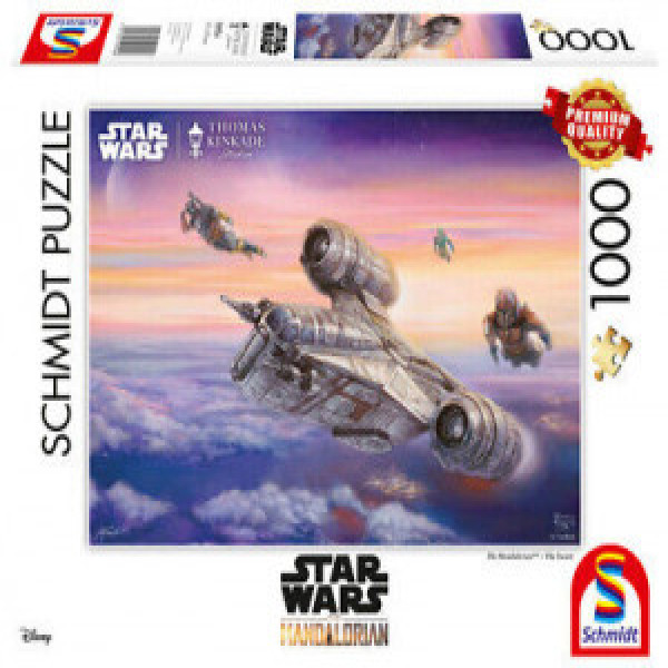 LIN9546 - Puzzle 1000, KINKADE, LUCAS FILM, THE MANDALORIAN: THE ESCORT
