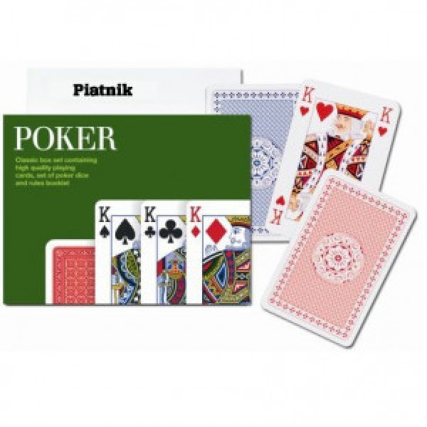 Set carti de joc si zaruri Poker PTNK5731 Piatnik