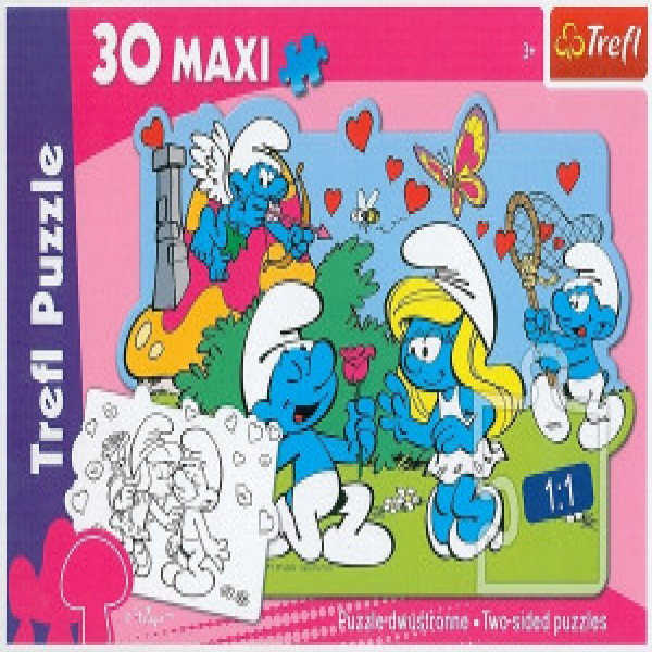 Puzzle 30 дет. Макси- Приключения Смурфов