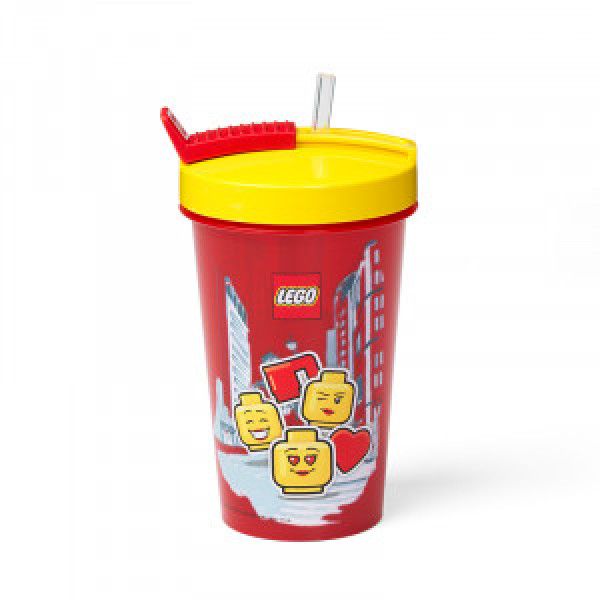 Pahar cu pai - Lego Girl