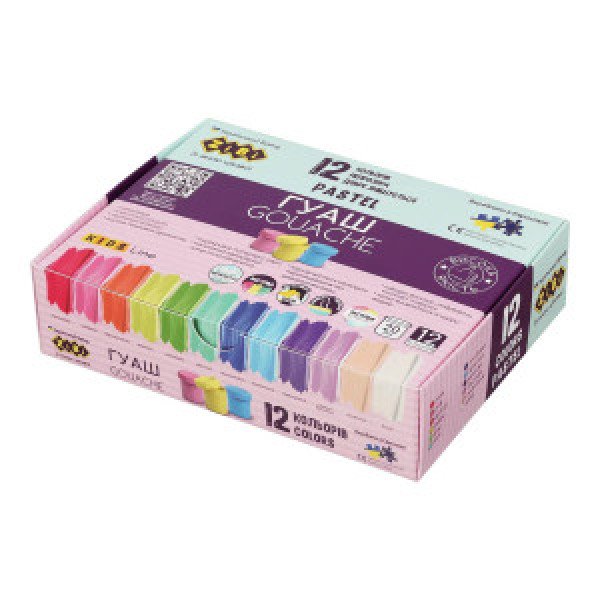 Pastel Gouashe 12 Colors X 20Ml ZB.6692