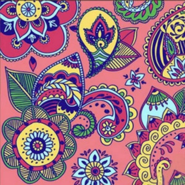 Pictura cu diamante ME13821 Яскраві візерунки 30х30см