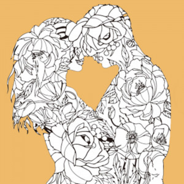 Pictura pe numere-antistres JCEE37106 Квіткове кохання 30х30см