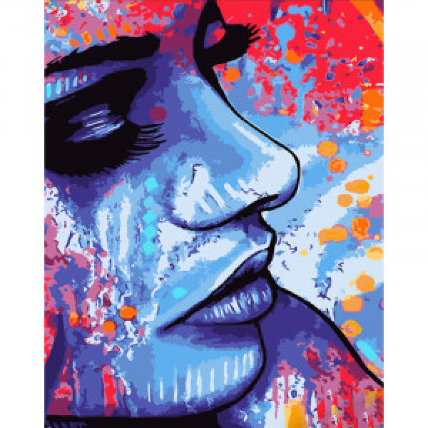 Pictura pe numere (DY385) Fantezie de culoare 40х50 см