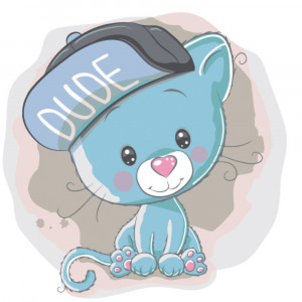 Pictura pe numere ES046 Котенок в шапке Strateg 30х30 см copii