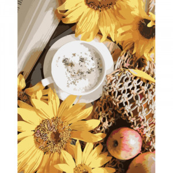 Pictura pe numere (GS1360) Bea langa floarea soarelui 40х50 см