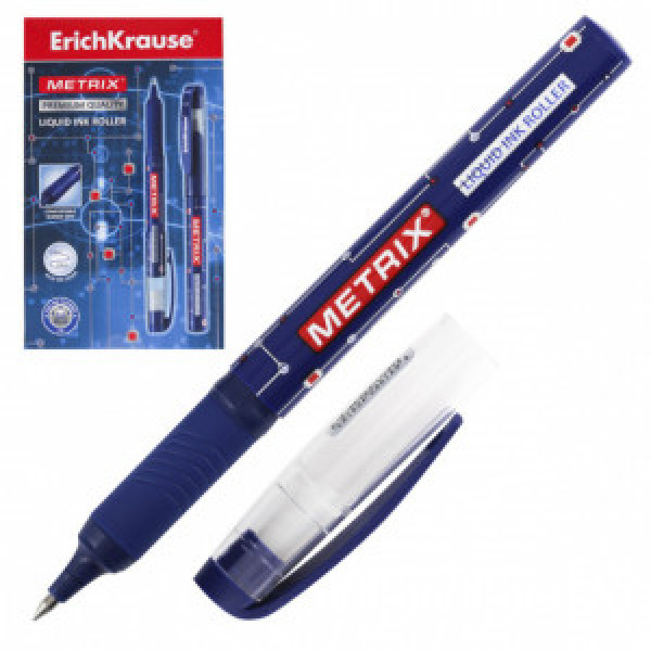 PIX 45479 ErichKrause Metrix® Stick&amp;Grip Classic 0.5, ink color: blue (box 12 pcs.)