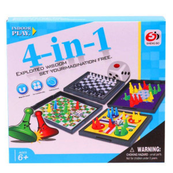 S3303 Joc 4in1 de societate magnetic 6952000617570 