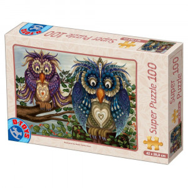 Super Puzzle 100 Owls 74409SP01