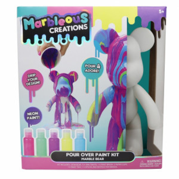 Set creatie Marbleous Bear DIY Pouring Kit HUN3809