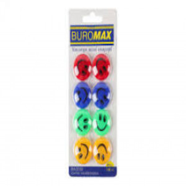 Set Magneti Smiley Color, 8 Pcs *30 Mm BM.0032