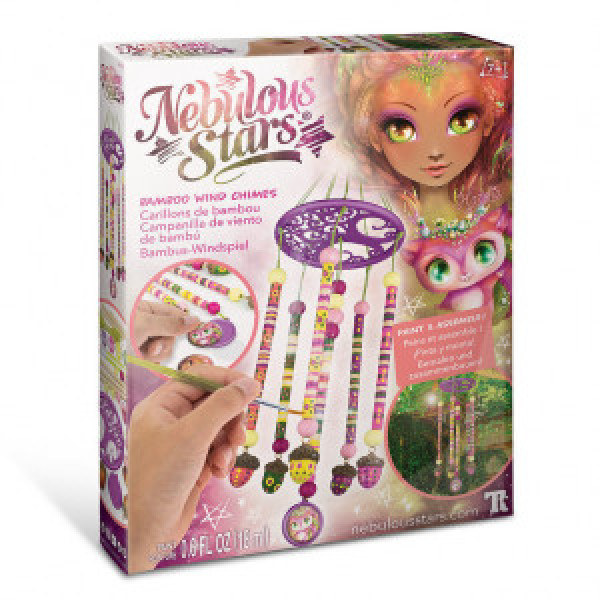 Set p u fete 11127 Nebulous Stars Bamboo Wind Chimes