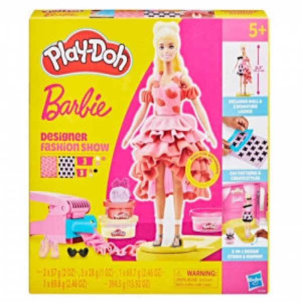 Set Play-Doh plastilina HAS PD playset Barbie Designer Fashion Show G1356