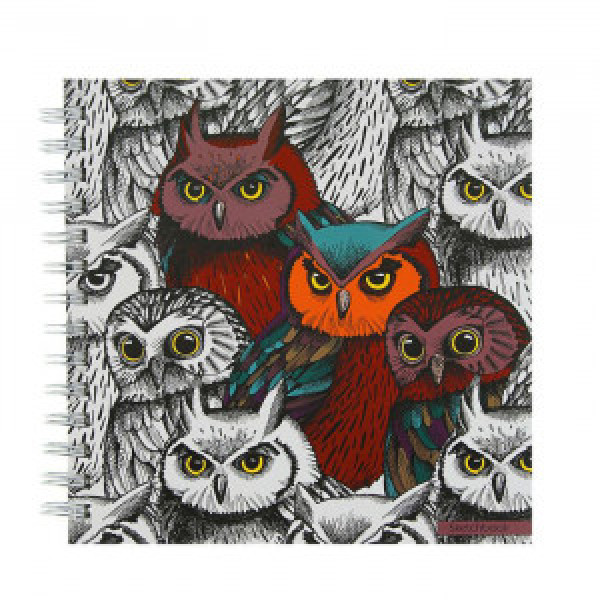 Sketchbook 195x195 80f ТС5804313 Филины (графика) spiral