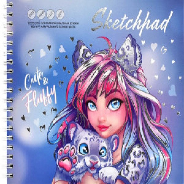 Sketchpad Album desen 30 foi 168x195 РОМАНТИЧНЫЕ ДЕВУШКИ 64895