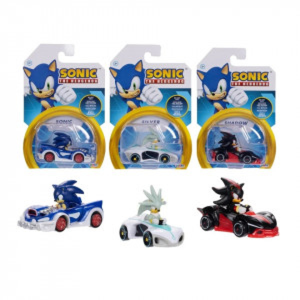 Nintendo Sonic 1:64 Vehicul din metal 1:64 Asst. - Wave 7 423244