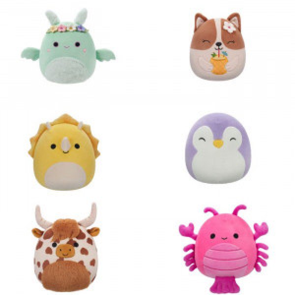 SQUISHMALLOWS Plush 19 cm, ast W19A SQJW7519A